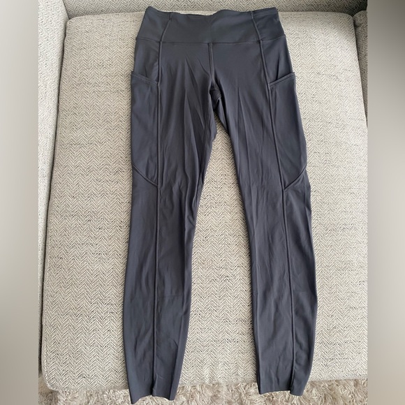 Lululemon Fast and Free 7/8 Gray - 4 - Picture 3 of 5